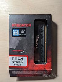 RAM HyperX Predator DDR4 2x4GB