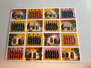 2 dipinti africani-origine Tanzania