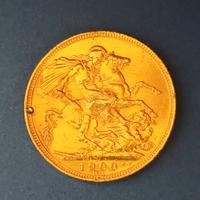 Sterlina D'ORO SOVEREIGN anno 1900