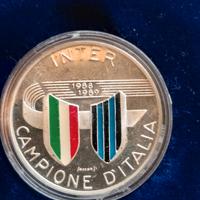 Medaglia Argento Inter scudetto 1988/1989