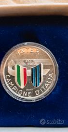 Medaglia Argento Inter scudetto 1988/1989