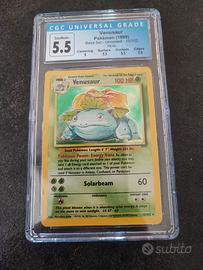 Venusaur ENG CGC 5.5 pokemon (1999) graded
