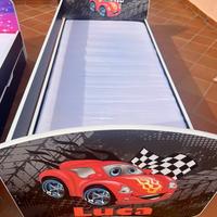 Letto bambino macchina rossa