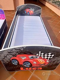 Letto bambino macchina rossa