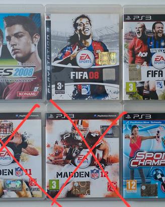 Lotto giochi PS3
