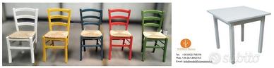 Tavoli Sedie Colorate Bar Ristorante Pub 0370