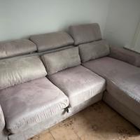 divano ( letto) con penisola