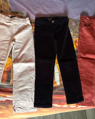 Pantaloni bambina taglia 5/6 anni
