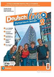 libro scuola media  Deutsch live volume 2