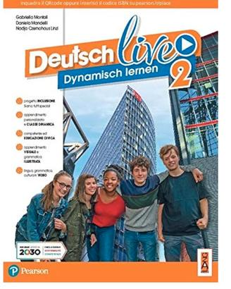 libro scuola media  Deutsch live volume 2