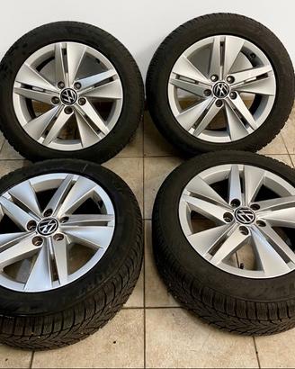 Cerchi vw Golf 5x112 gomme invernali