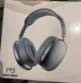 cuffie blu p9 plusmax