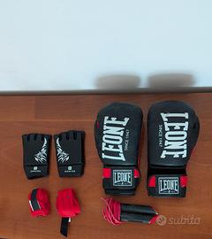 Kit guantoni da boxe completo 