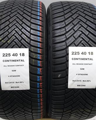 2 GOMME 225 40 18 CONTINENTAL BR1244