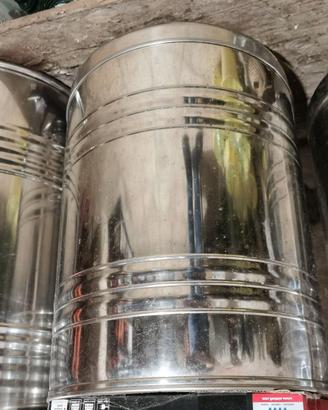 Fusti acciaio inox per olio