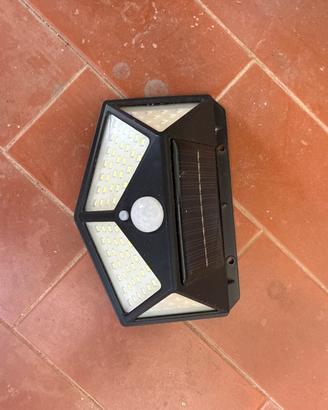 Applique solare led sensore movimento