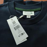 Felpa Lacoste uomo tg 4/M colore blu girocollo 