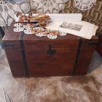 cassapanca in legno vintage