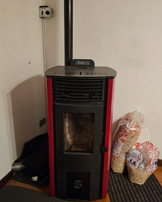 Stufa a pellets GI GRACO Ecoforesf 12.5 kw