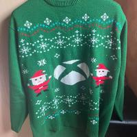 Maglione Natale e logo Xbox