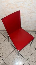 Set di sedie in cuoio