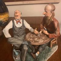 Statua in ceramica “i giocatori”