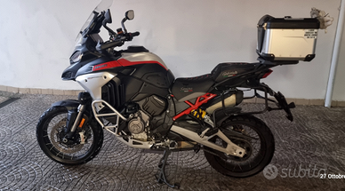 Multistrada v4 rally adventure travel and radar