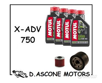TAGLIANDO X-ADV 750 17-20 MOTUL 5100