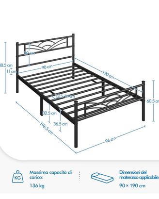Letto 160x180