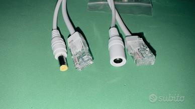 Connettore PoE passivo - x6 - telecamere - 12V