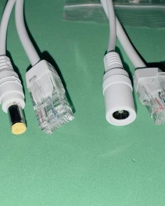 Connettore PoE passivo - x6 - telecamere - 12V