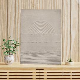 40x30 Quadro moderno in rilievo - Tramonto Sole