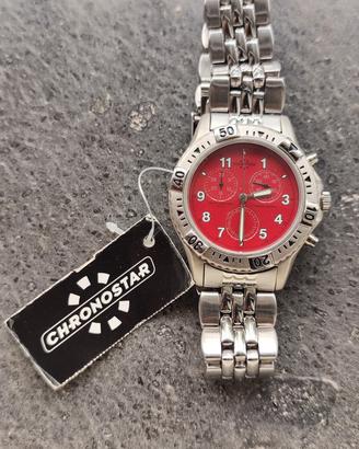 Chronostar/sector vintage rosso NOS 