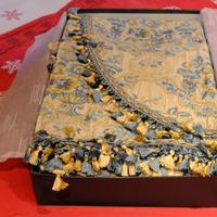 Copriletto matrimoniale damascato