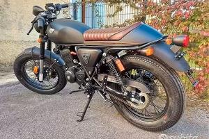 NUOVO Archive Motorcycle Caf Racer 125 NERO OPACO