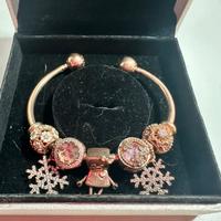 Bracciale Pandora aperto oro rosa