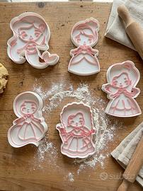 set 5 formine principesse Disney 