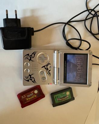 Game boy Advance sp tribal edition+giochi