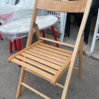 SEDIA PIEGHEVOLE IN LEGNO 