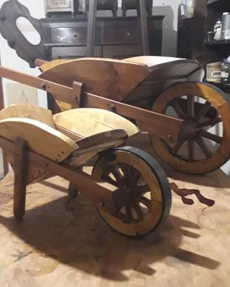 carriole in legno varie misure
