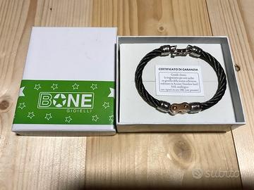 BONE BRACCIALE ACCIAIO e ORO 18K