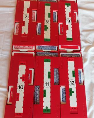 Stock per il gioco del bridge BOARDS e BIDDING BOX