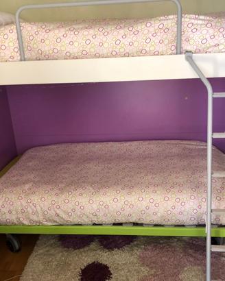 Letto pratico-innovativo +mobile angolo/libreria