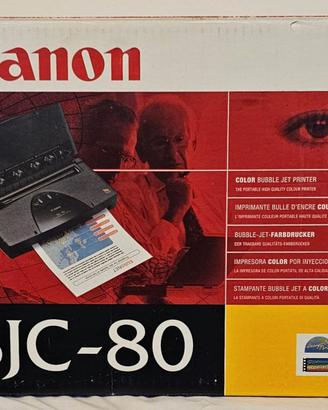 Stampante a Colori portatile Canon BJC 80 Vintage