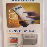 Memoria sd card 8 gb nuova 
