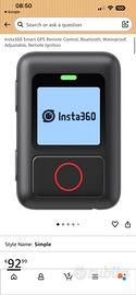 Telecomando insta360 display