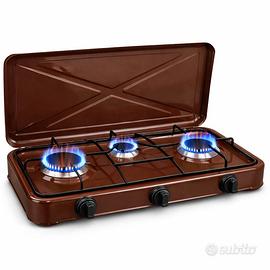 Piano cottura a gas a 3 fuochi