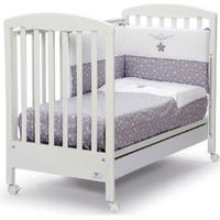 Lettino Cuoricini Bianco + Materasso OMAGGIO