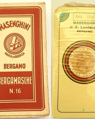 MAZZO NUOVO 1951 CARTE MASENGHINI BERGAMASCHE 40