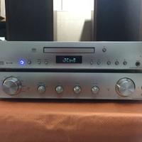 AMPLIFICATORE+SPERAUDIO CD ONKIO+2 CASSE GENESIS 1